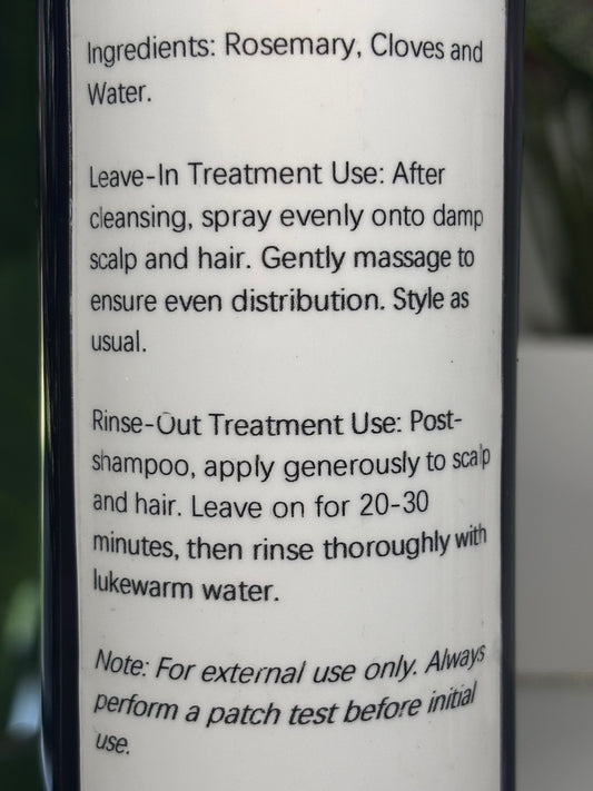 Rosemary and Clove Water